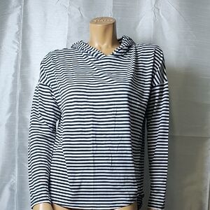 Volcom‎ Black and White Striped Hoodie